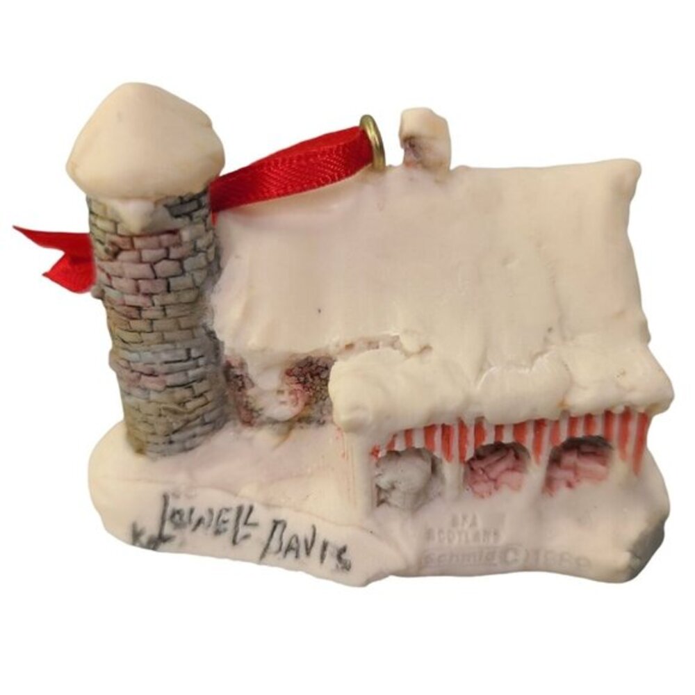 Schmid‎ Lowell Davis Country Christmas Barn Ornament Schmid 1989 Figurine Vtg